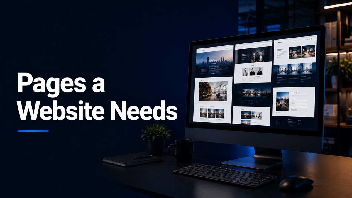 what-pages-business-website